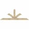 Ekena Millwork Richland Rough Sawn Timber Gable Bracket, Douglas Fir, 96"W x 36"H x 6"D x 6"F, 9/12 Pitch GBW096X36X0606RIC00RDF - alternate 1